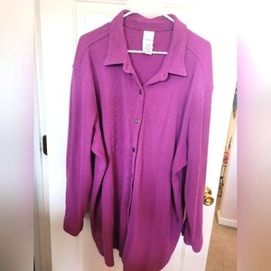 Ribbed Thermal overshirt from Roamans